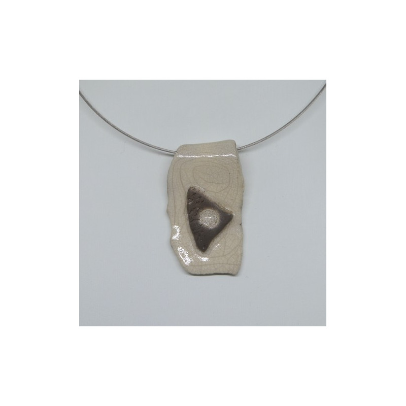 Pendentif raku