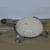 Tortue en raku et métal